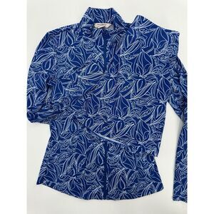 Tommy Bahama Racquet & Paddle Womens Floral Blue Set Jacket & Skort Size‎ XS